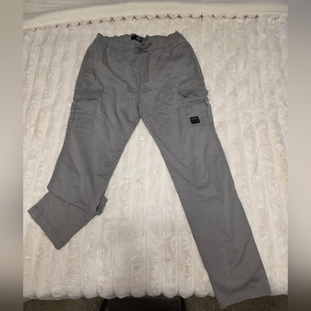 Hollister Men's Large Light Gray 90s Slim Pants